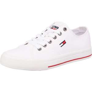 Tommy Jeans Sneaker low alb / roșu / bleumarin imagine