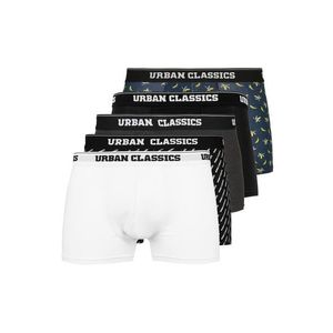 Urban Classics Boxeri alb / negru / gri / albastru închis imagine