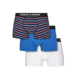Urban Classics Boxeri bleumarin / albastru noapte / azuriu / roșu / alb natural imagine