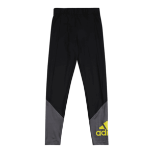 ADIDAS PERFORMANCE Pantaloni sport negru / gri / galben imagine