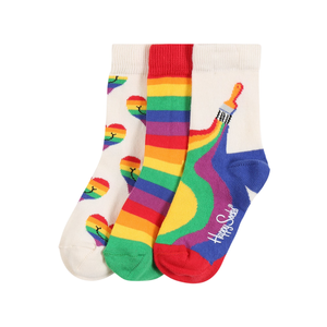 Happy Socks Șosete 'Pride' alb / mai multe culori imagine