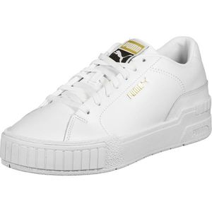 PUMA Sneaker low alb / auriu / negru imagine