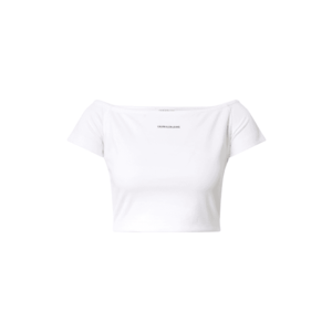 Calvin Klein Jeans Tricou 'Milano' alb / negru imagine