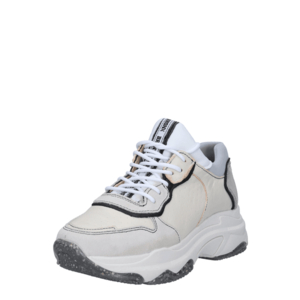 BRONX Sneaker low 'BAISLEY' alb perlat / gri deschis / negru / bej imagine
