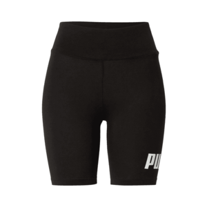 PUMA Pantaloni sport negru / alb imagine
