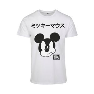 Mister Tee Tricou 'Mickey Japanese' negru / alb imagine