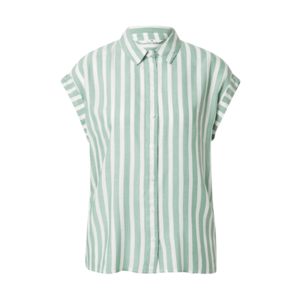 TOM TAILOR Bluză alb / verde mentă imagine