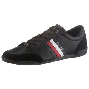 TOMMY HILFIGER Sneaker low negru / alb / bleumarin / roși aprins imagine