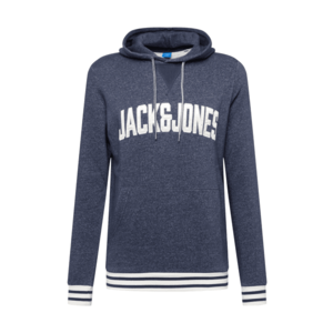 JACK & JONES Bluză de molton 'JORJAMIES' albastru amestec / alb imagine