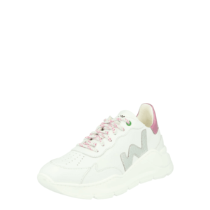 WOMSH Sneaker low 'WAVE' argintiu / alb / roz eozină imagine