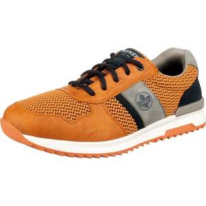 RIEKER Sneaker low portocaliu / negru / gri imagine