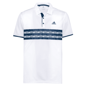 adidas Golf Tricou funcțional alb / albastru marin imagine