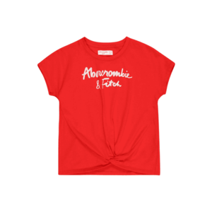 Abercrombie & Fitch Tricou 'SHINE TWIST' roșu / alb imagine