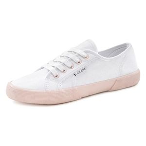 LASCANA Sneaker low roz pal / alb imagine