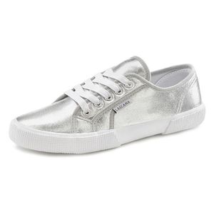 LASCANA Sneaker low argintiu / alb imagine