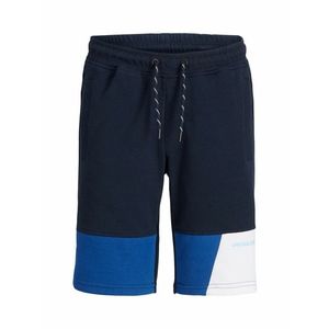 Jack & Jones Junior Pantaloni 'Mars' albastru închis / alb / azuriu imagine