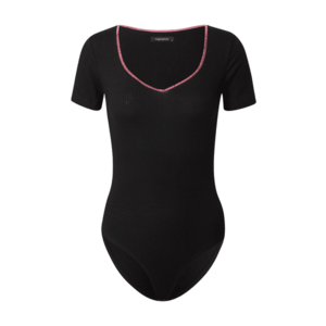 Trendyol Tricou body negru / roz imagine