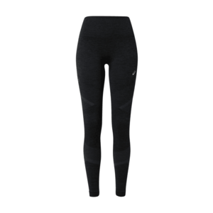 ASICS Pantaloni sport 'SEAMLESS' negru / gri metalic imagine