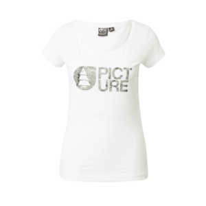 Picture Organic Clothing Tricou funcțional alb / gri imagine