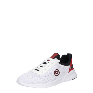 bugatti Sneaker low alb / negru / roșu imagine