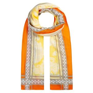 CODELLO Mască de stofă 'SAFARI' galben / portocaliu / alb / gri / albastru porumbel imagine