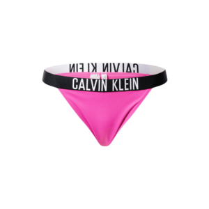 Calvin Klein Swimwear Slip costum de baie roz / negru / alb imagine