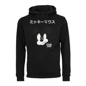Mister Tee Bluză de molton 'Mickey Japanese' negru / alb imagine