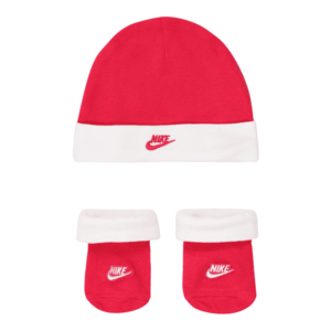Nike Sportswear Seturi de lenjerie 'NIKE FUTURA HAT/BOOTIE 2PC' alb / roșu intens imagine
