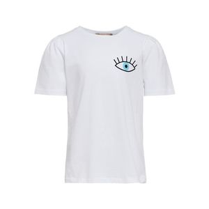 KIDS ONLY T-Shirt 'Nora' negru / albastru deschis / alb murdar imagine