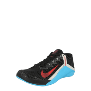 NIKE Pantofi sport 'Nike Metcon 6' negru / roșu / alb / turcoaz imagine