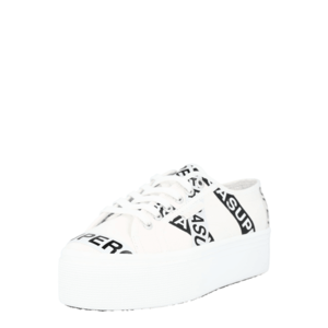 SUPERGA Sneaker low alb natural / negru / alb imagine