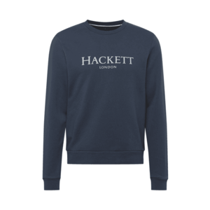 Hackett London Bluză de molton albastru porumbel / alb imagine