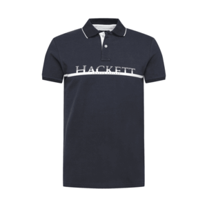 Hackett London Tricou albastru noapte / alb imagine