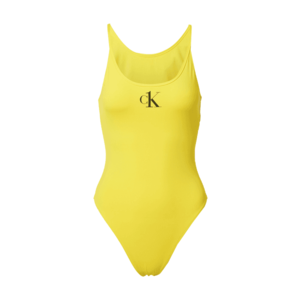 Calvin Klein Swimwear Costum de baie întreg galben / negru imagine