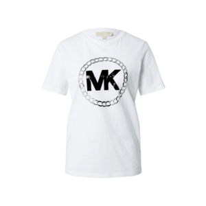 MICHAEL Michael Kors Tricou alb / negru / argintiu imagine