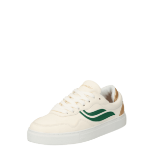 GENESIS Sneaker low 'G-Soley' alb natural / verde / auriu imagine