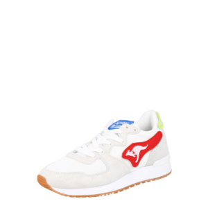 KangaROOS Sneaker low 'Aussie Velcro' alb / roșu / verde deschis / albastru imagine