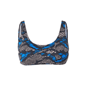 Calvin Klein Swimwear Sutien costum de baie negru / bej / albastru imagine
