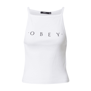 Obey Top 'NOVEL 2' alb murdar / negru imagine
