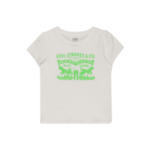 LEVI'S Tricou gri deschis / verde neon imagine