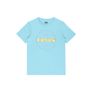 LEVI'S Tricou albastru deschis / galben / roșu ruginiu imagine