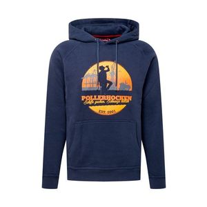 Derbe Bluză de molton 'POLLERHOCKEN' bleumarin / galben / portocaliu imagine
