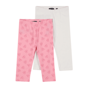 BLUE SEVEN Pantaloni alb / roz / roz eozină imagine