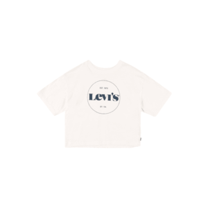 LEVI'S Tricou alb / bleumarin imagine