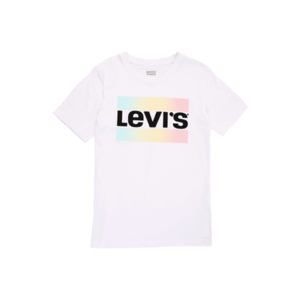 LEVI'S Tricou 'CALIFORNIA' alb / negru / albastru / roz / galben imagine