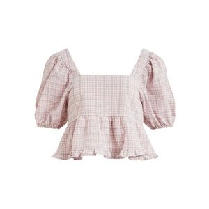 VILA Bluză 'Girona' rosé / alb imagine