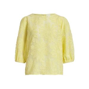 VILA Bluză 'Oline' galben lămâie imagine