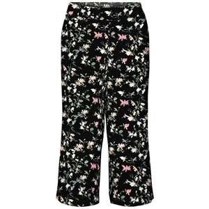 Vero Moda Petite Pantaloni 'Simply Easy' negru / verde deschis / roz pal / bej / galben deschis imagine