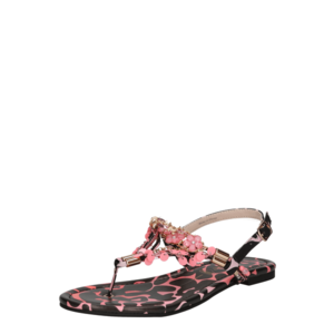 BUFFALO Flip-flops 'REBECCA' negru / roz imagine