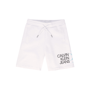 Calvin Klein Jeans Pantaloni 'HYBRID LOGO JOGGER SHORTS' alb imagine